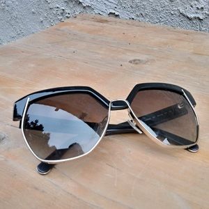 Chloe 60mm Club master sunglasses in black